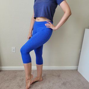 NWOT Old Navy Cobalt Blue Capri Athletic